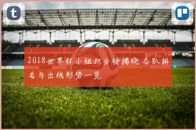 2018世界杯小组积分榜揭晓 各队排名与出线形势一览