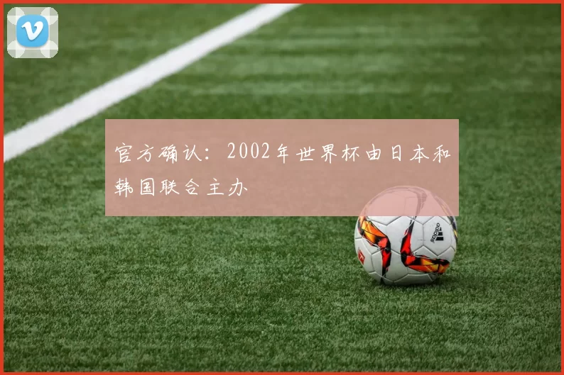 官方确认：2002年世界杯由日本和韩国联合主办